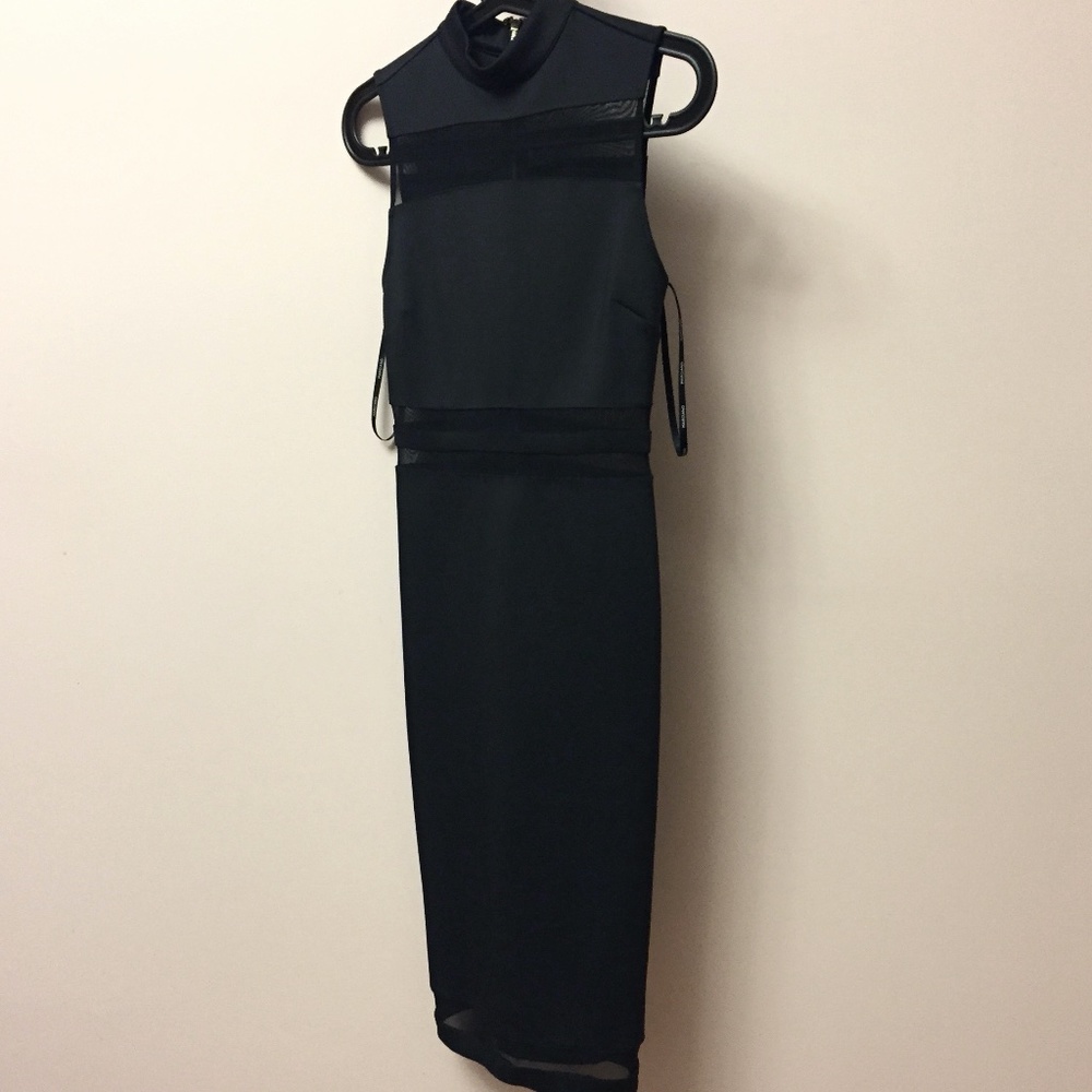 Marciano Black Midi Sleeveless Dress XS